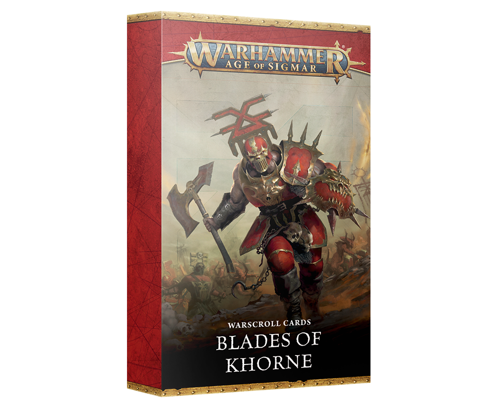 Blades of Khorne Warscroll Cards