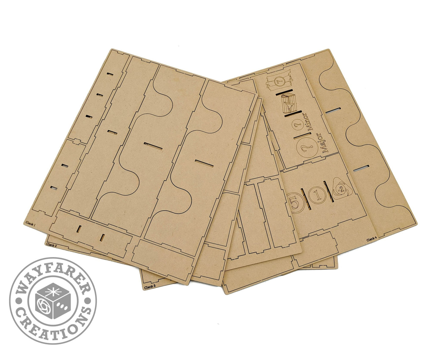 Clank! Board Game Organizer Insert - Nick Nack's Full Frontal Attack