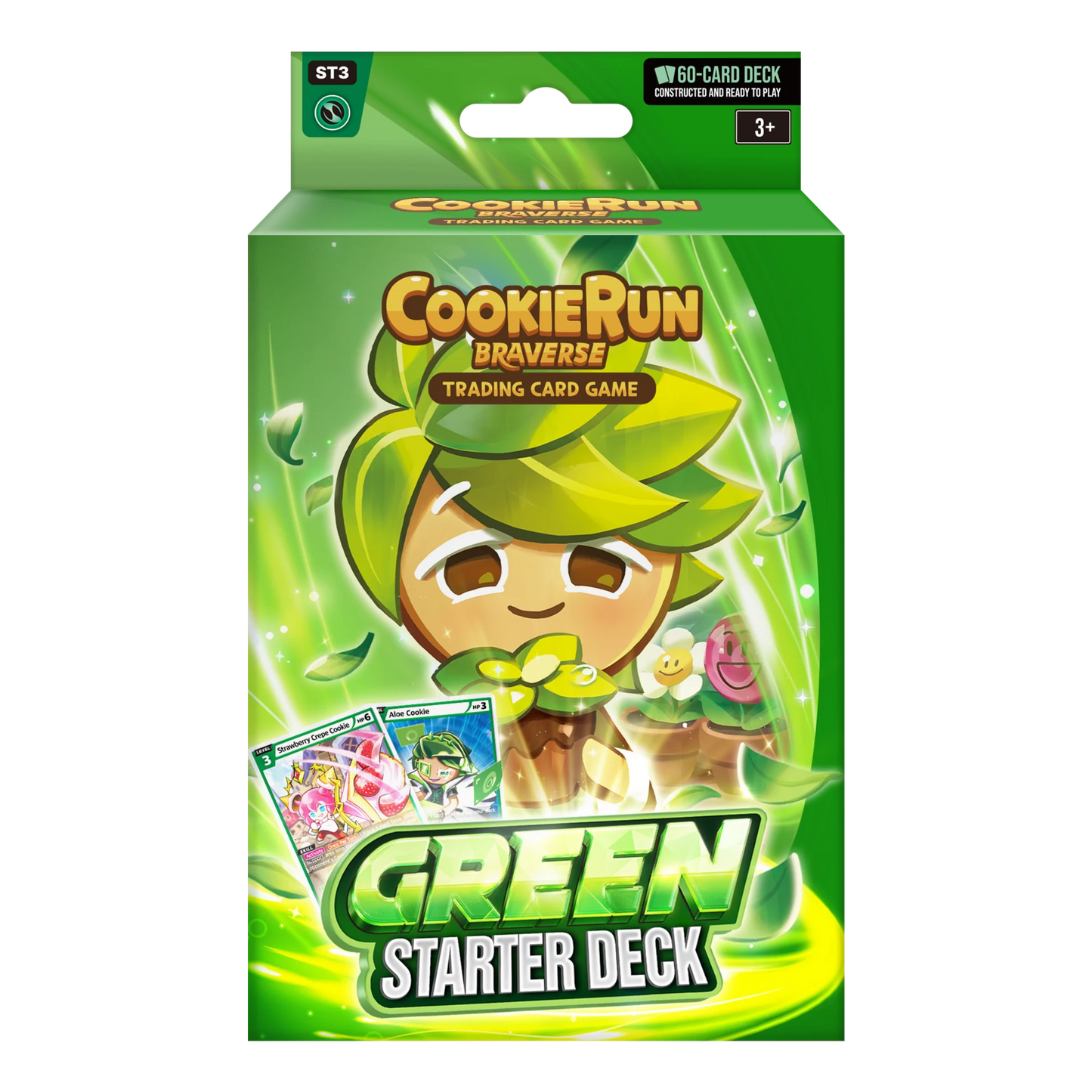 Cookie Run Card Game - Starter Deck: Green - Nick Nack's Full Frontal Attack