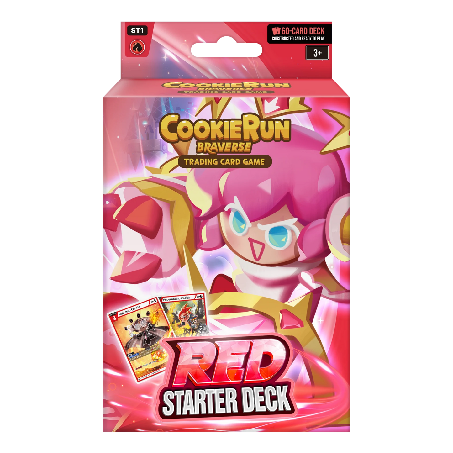 Cookie Run Card Game - Starter Deck: Red - Nick Nack's Full Frontal Attack