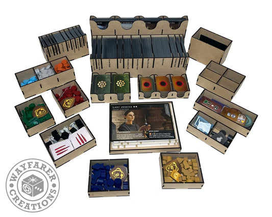 Dune Imperium Uprising Extended Board Game Organizer Insert - Nick Nack's Full Frontal Attack