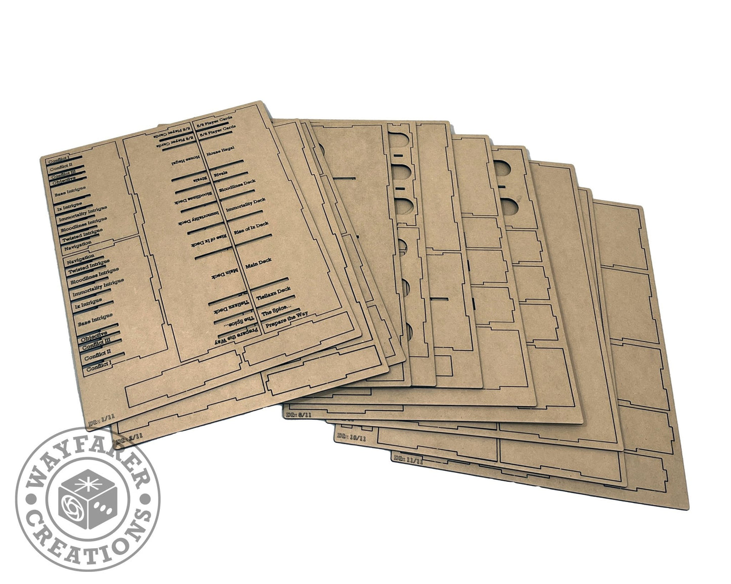 Dune Imperium Uprising Extended Board Game Organizer Insert - Nick Nack's Full Frontal Attack