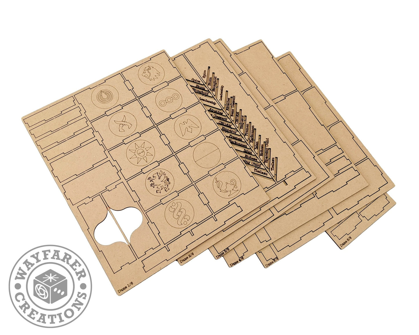 Dune Board Game Organizer Insert - Nick Nack's Full Frontal Attack