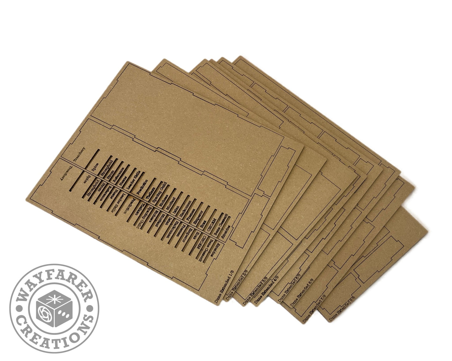 Dune Extended Board Game Organizer Insert - Nick Nack's Full Frontal Attack