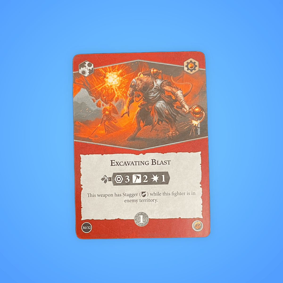 Excavating Blast (Warhammer Underworlds Card) - Nick Nack's Full Frontal Attack