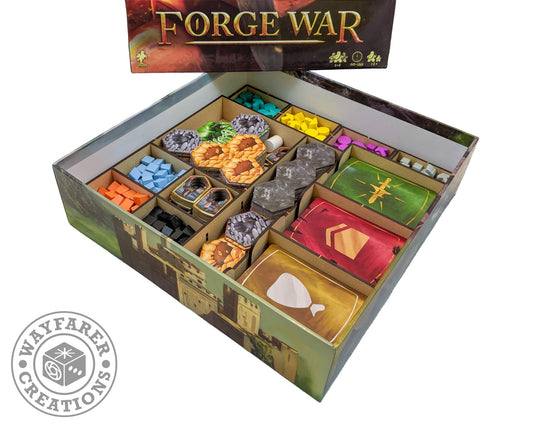 Forge War Board Game Organizer Insert - Nick Nack's Full Frontal Attack