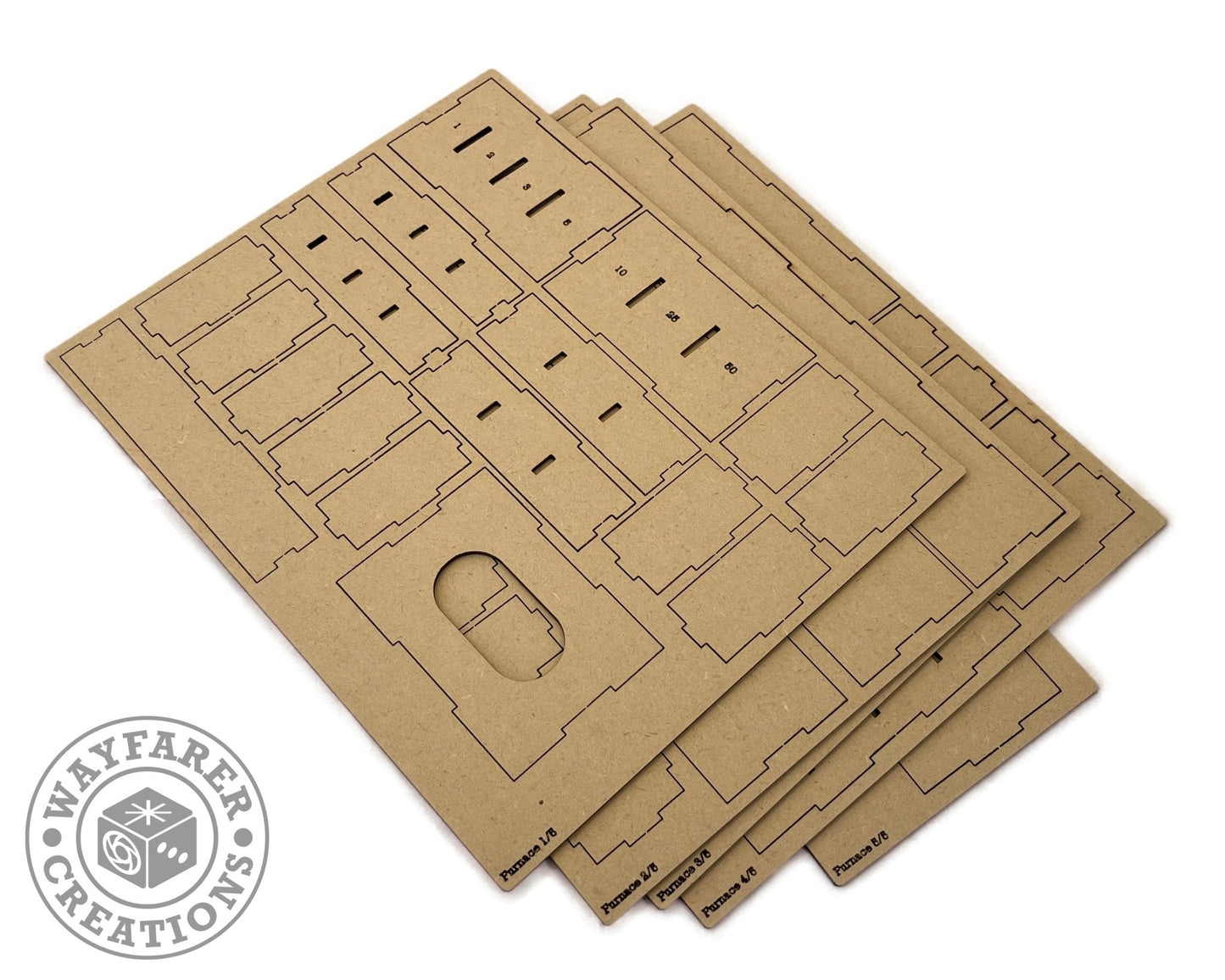 Furnace Board Game Organizer Insert - Nick Nack's Full Frontal Attack