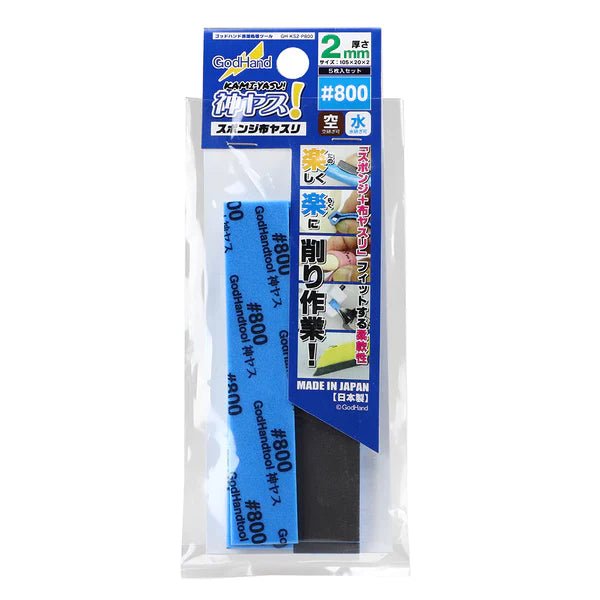 Godhand Sanding Sponge 800-2mm - Nick Nack's Full Frontal Attack