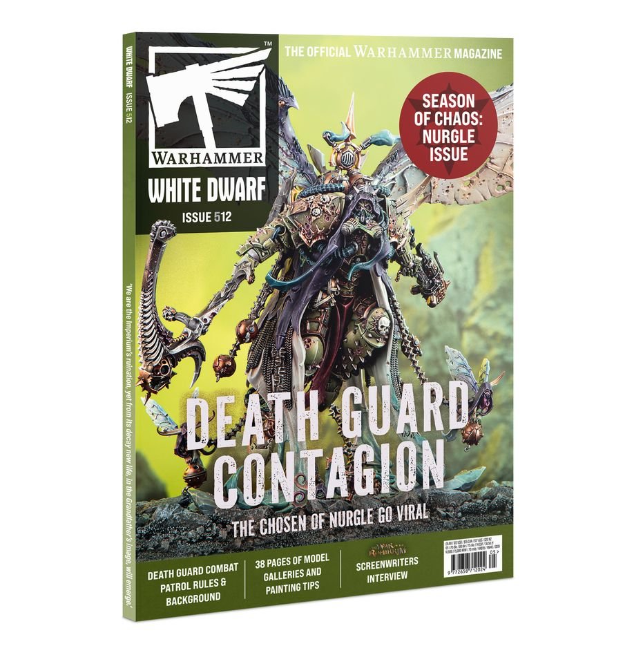 Warhammer White Dwarf Issue 512 (May 2025) Magazine - Nick Nack's Full Frontal Attack