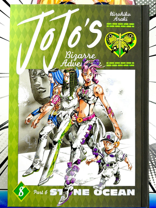 Jojo's Bizarre Adventure Part 6 Vol 8 BRAND NEW RELEASE - Nick Nack's Full Frontal Attack