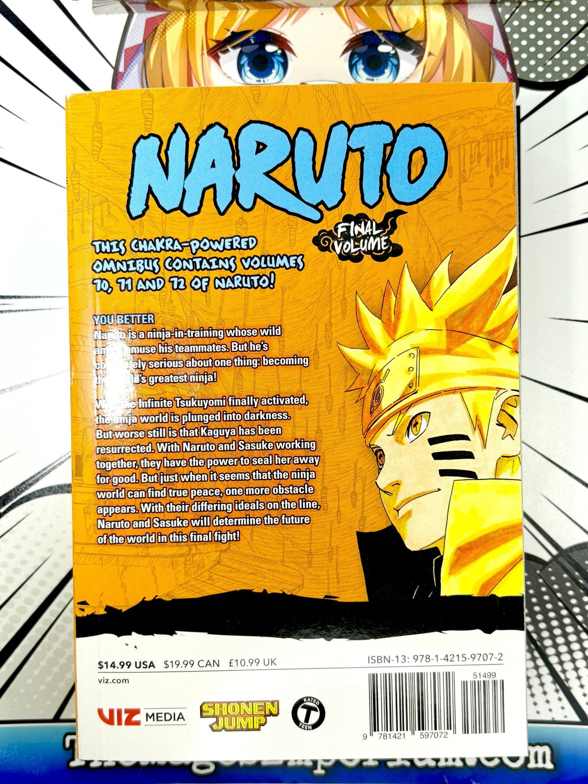 Naruto Omnibus Vol 70-72 - Nick Nack's Full Frontal Attack