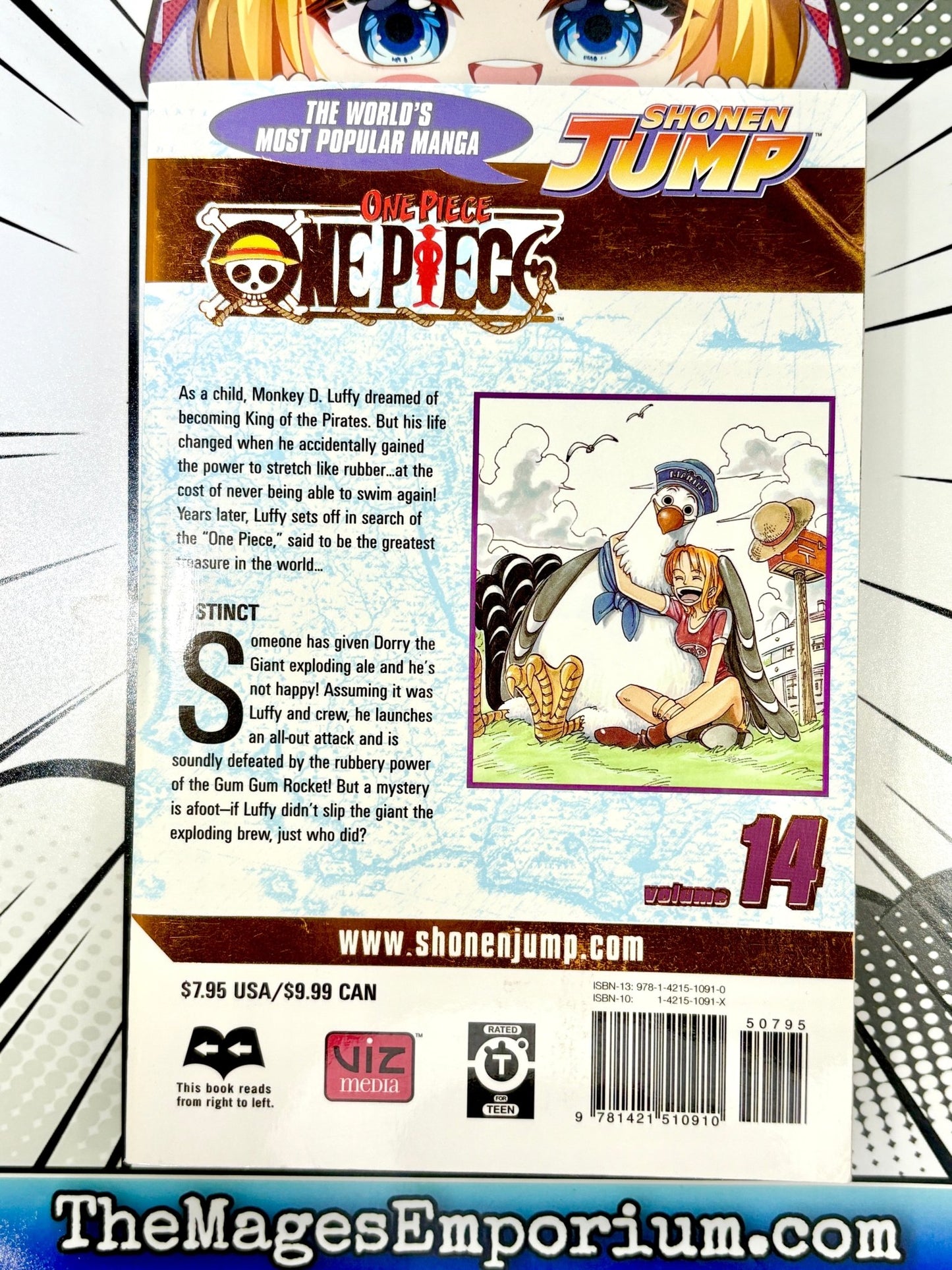 One Piece Vol 14 Gold Foil - Nick Nack's Full Frontal Attack