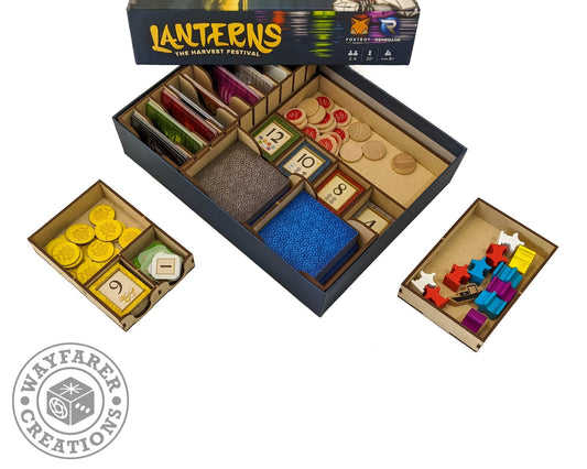 Lanterns Board Game Organizer Insert - Nick Nack's Full Frontal Attack