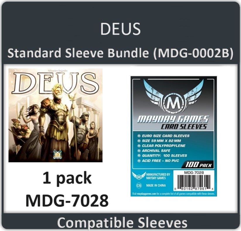 "Deus" Compatible Card Sleeve Bundle - Nick Nack's Full Frontal Attack