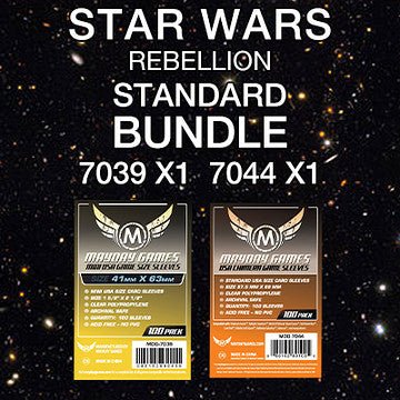 "Star Wars Rebellion" Compatible Card Sleeve Bundle - Nick Nack's Full Frontal Attack