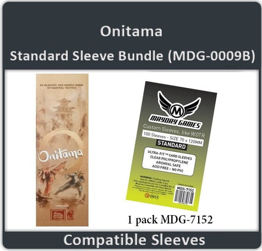 "Onitama" Compatible Card Sleeve Bundle - Nick Nack's Full Frontal Attack