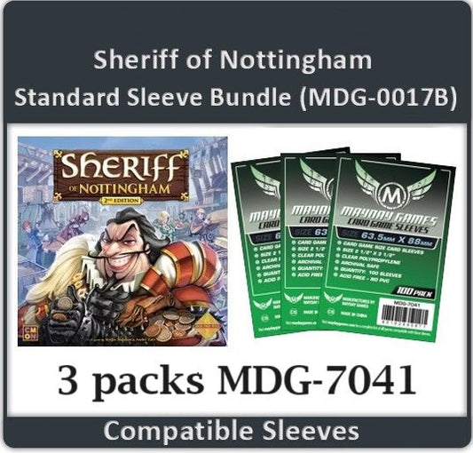 "Sheriff of Nottingham" Compatible Card Sleeve Bundle - Nick Nack's Full Frontal Attack