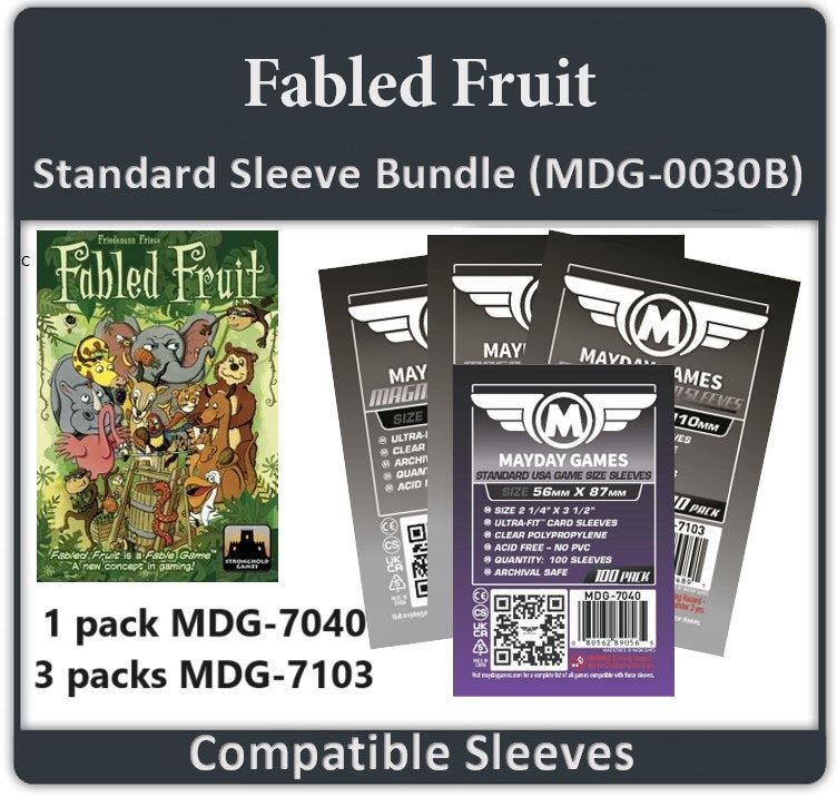 "Fabled Fruit" Compatible Card Sleeve Bundle - Nick Nack's Full Frontal Attack