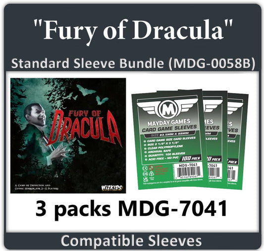 "Fury of Dracula" Compatible Card Sleeve Bundle - Nick Nack's Full Frontal Attack