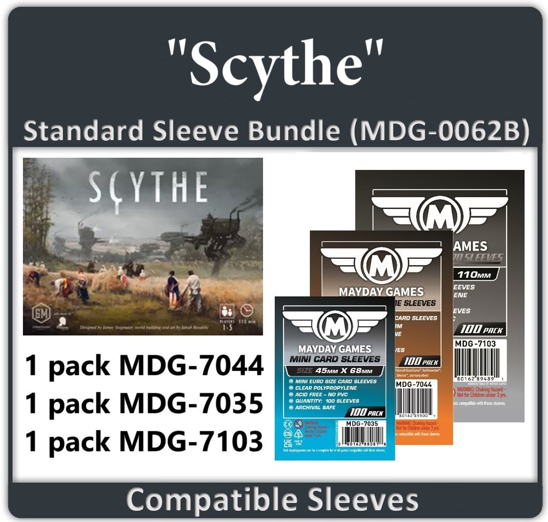 "Scythe" Compatible Card Sleeve Bundle - Nick Nack's Full Frontal Attack