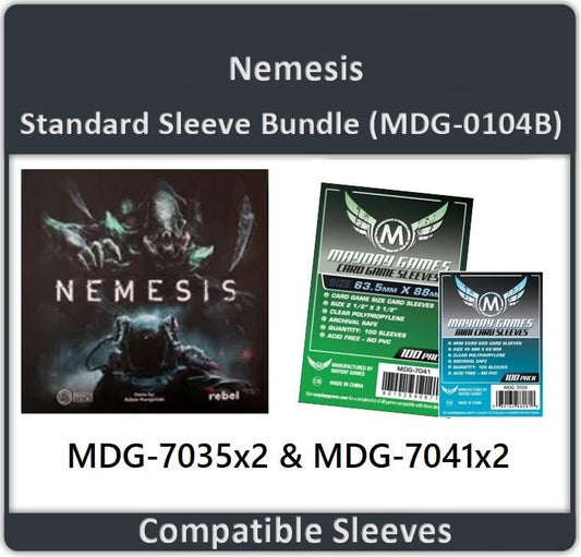 "Nemesis" Compatible Compatible Card Sleeve Bundle - Nick Nack's Full Frontal Attack