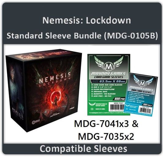 "Nemesis: Lockdown" Compatible Card sleeve Bundle - Nick Nack's Full Frontal Attack