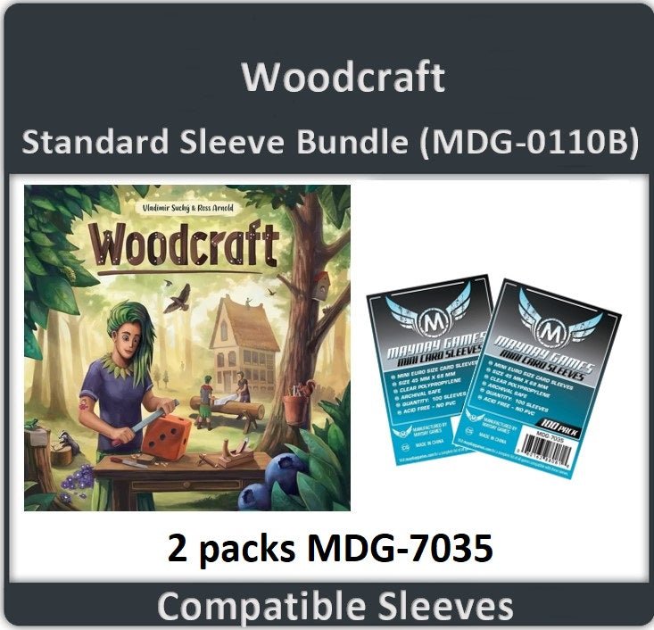 "Woodcraft" Compatible Card Sleeve Bundle - Nick Nack's Full Frontal Attack