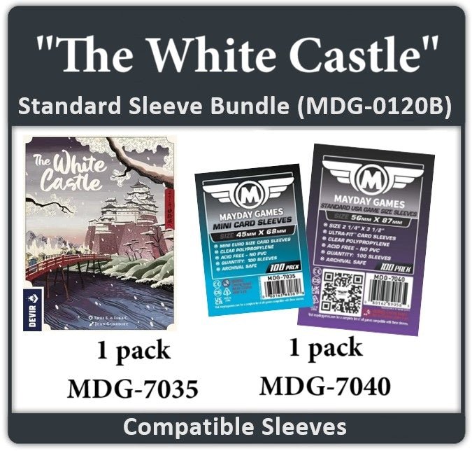 "The White Castle" Compatible Card Sleeve Bundle - Nick Nack's Full Frontal Attack
