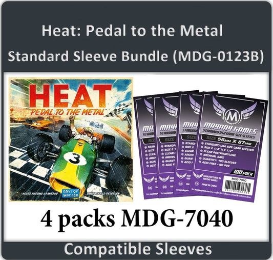 "Heat: Pedal to the Metal" Compatible Card Sleeve Bundle - Nick Nack's Full Frontal Attack
