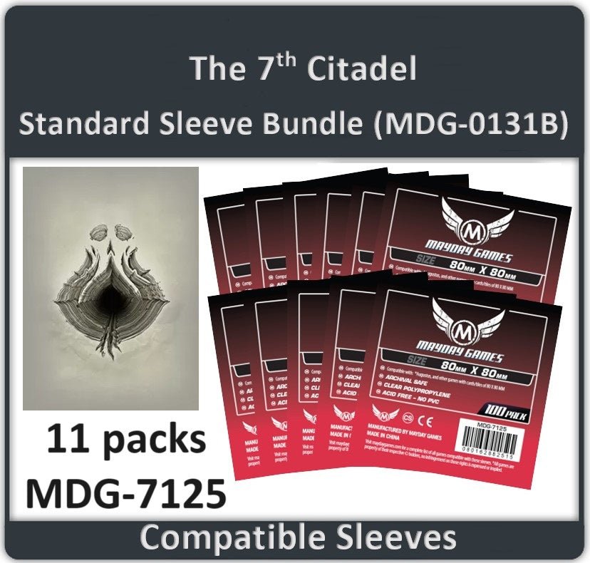 "The 7th Citadel" Compatible Card Sleeve Bundle - Nick Nack's Full Frontal Attack