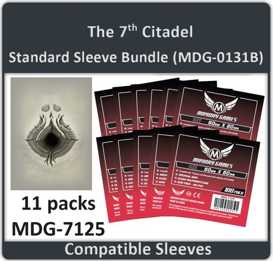 "The 7th Citadel" Compatible Card Sleeve Bundle - Nick Nack's Full Frontal Attack