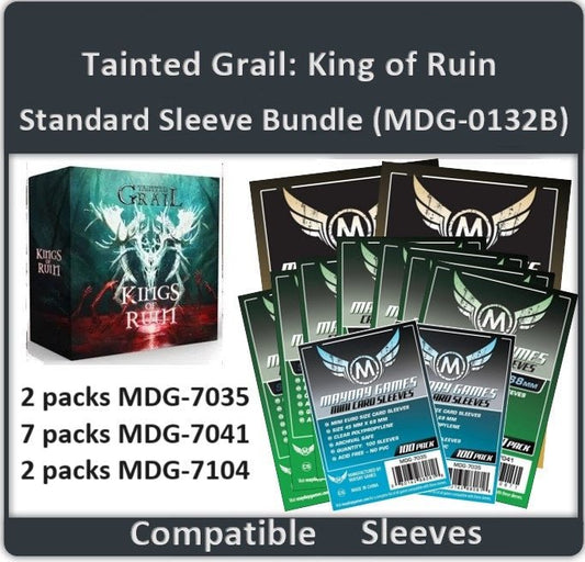 "Tainted Grail: Kings of Ruin" Compatible Card Sleeve Bundle - Nick Nack's Full Frontal Attack