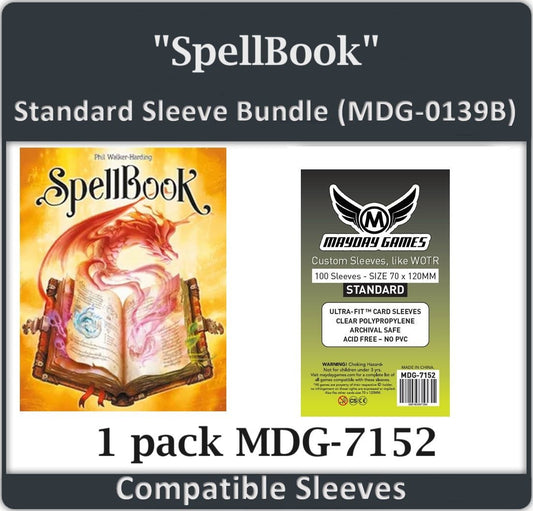 "SpellBook" Compatible Card Sleeves - Nick Nack's Full Frontal Attack