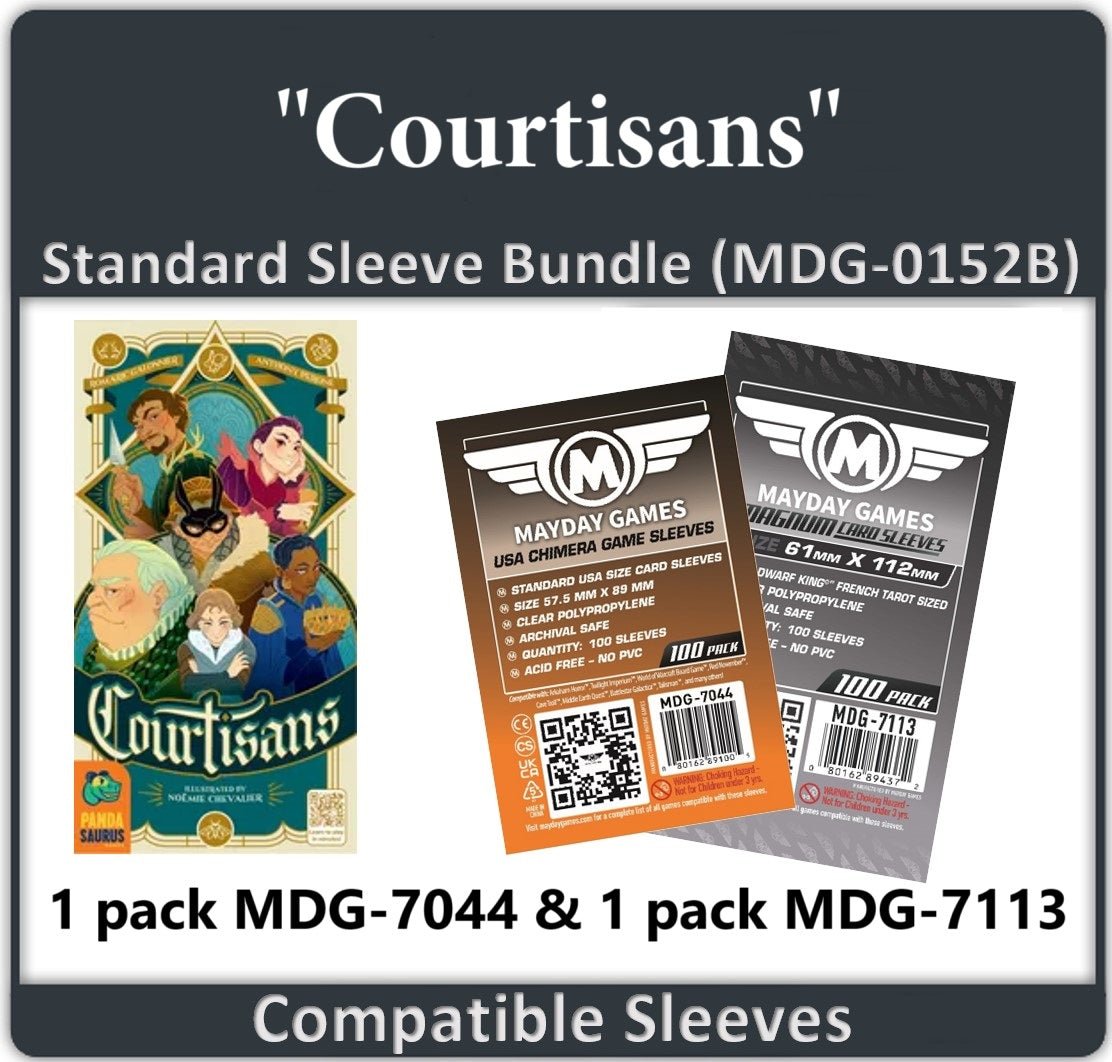 "Courtisans" Compatible Card Sleeve Bundle - Nick Nack's Full Frontal Attack