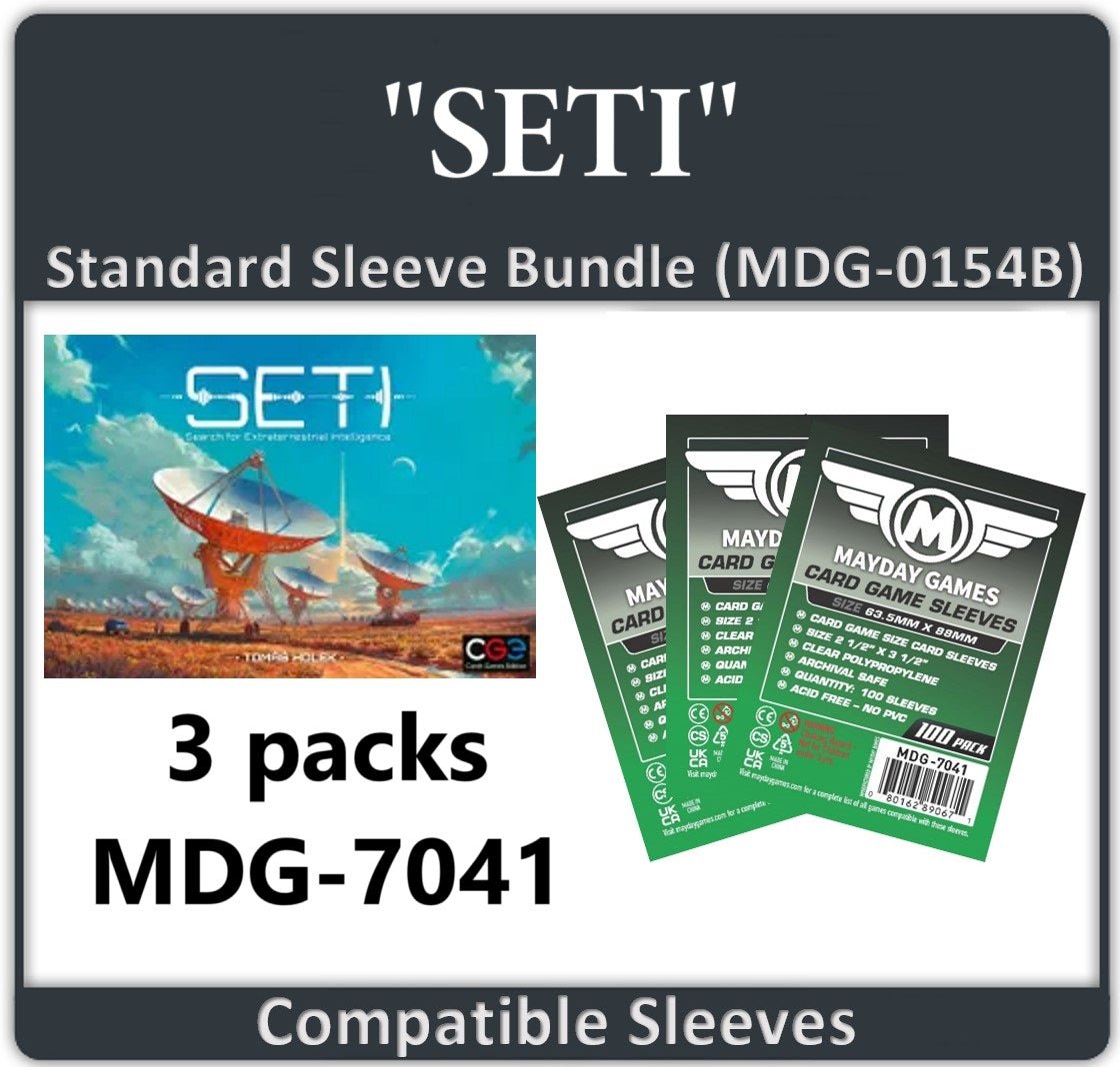 "SETI" Compatible Card Sleeve Bundle - Nick Nack's Full Frontal Attack