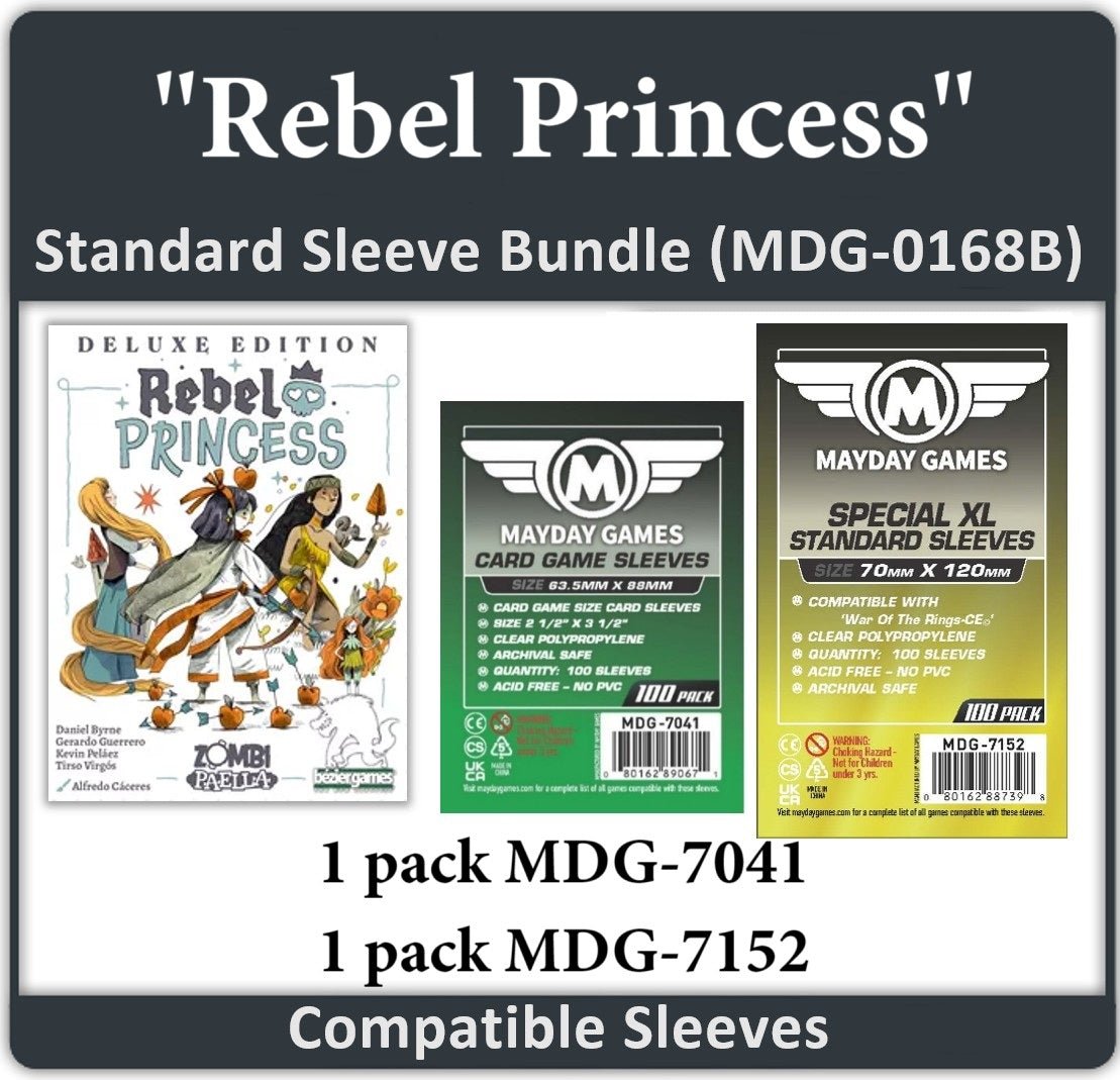 "Rebel Princess Deluxe Edition" Compatible Card Sleeve Bundle - Nick Nack's Full Frontal Attack