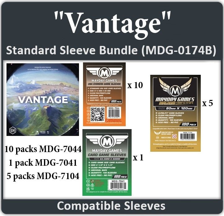 "Vantage" Compatible Card Sleeve Bundle - Nick Nack's Full Frontal Attack
