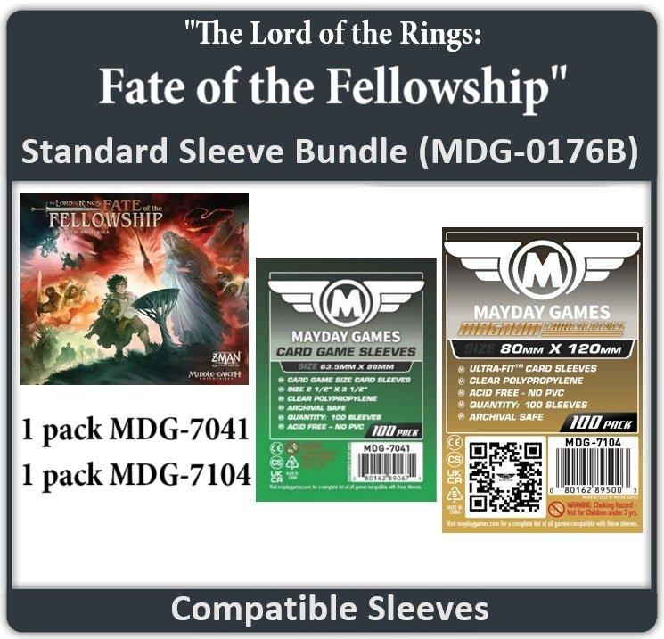 "The Lord of the Rings: Fate of the Fellowship" Compatible Card Sleeve Bundle - Nick Nack's Full Frontal Attack