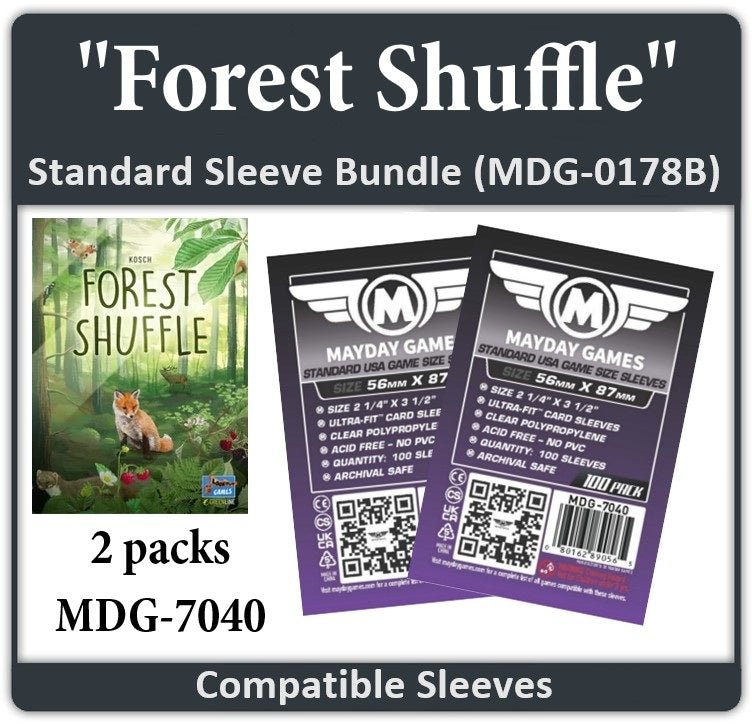 "Forest Shuffle" Compatible Card Sleeve Bundle - Nick Nack's Full Frontal Attack
