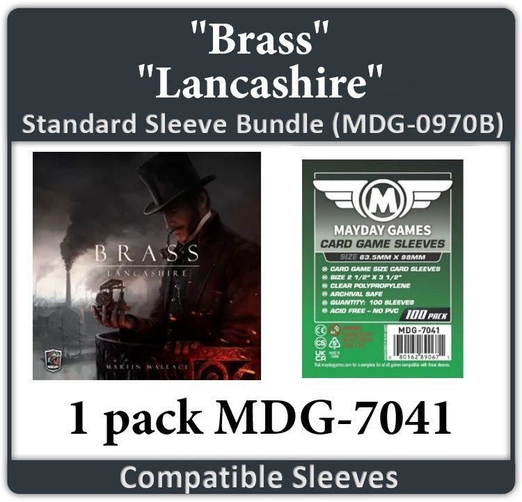 "Brass: Lancashire" Card Sleeve Bundle - Nick Nack's Full Frontal Attack
