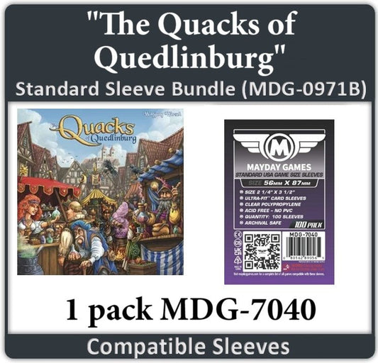 "The Quacks of Quedlinburg" Compatible Card Sleeve Bundle - Nick Nack's Full Frontal Attack