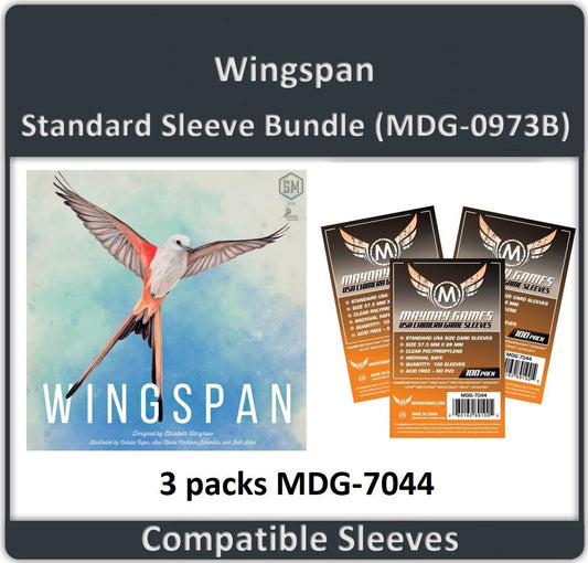 "Wingspan" Compatible Card Sleeve Bundle - Nick Nack's Full Frontal Attack