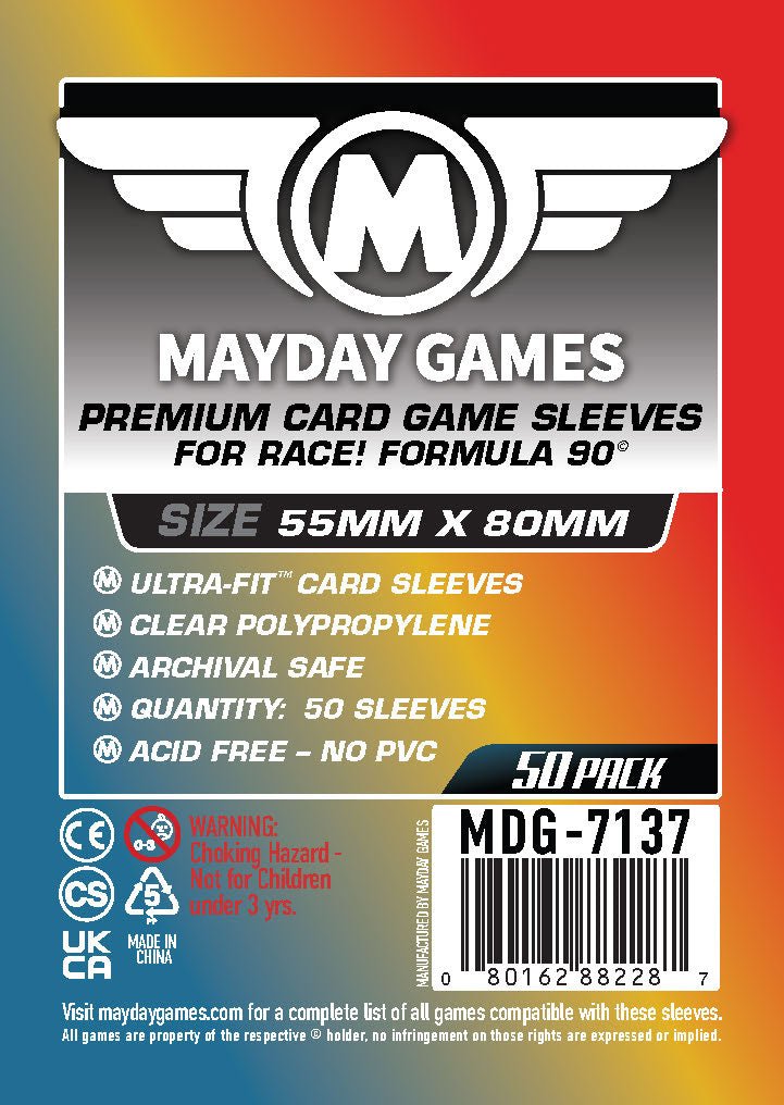 "Race! Formula 90" Compatible Card Sleeves - Ultra Fit (55x80mm) - Nick Nack's Full Frontal Attack