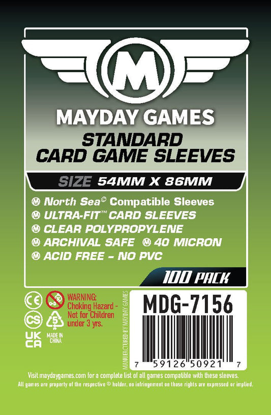 "North Sea" Compatible Sleeves (54x86mm) Standard 7156 or Premium 7161 - Nick Nack's Full Frontal Attack