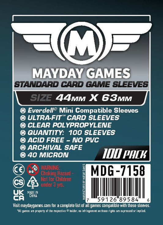 "Everdell Mini Compatible" Sleeves (44 X 63 MM) Standard 7158 or Premium 7163 - Nick Nack's Full Frontal Attack
