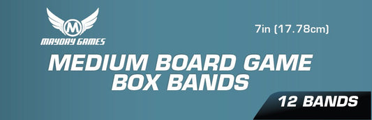 12 Pack of Medium Board Game Box Bands (7 inches) - Nick Nack's Full Frontal Attack