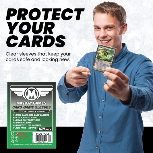 Card Game Card Sleeves (63.5x88mm) - Nick Nack's Full Frontal Attack