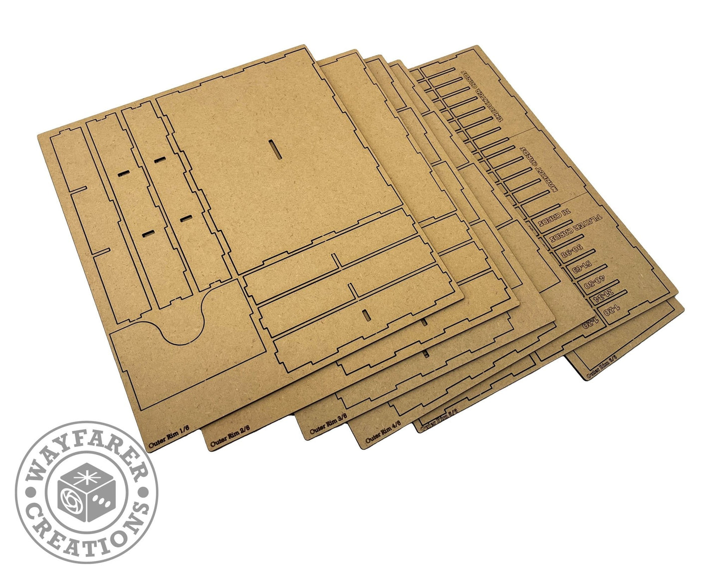 Outer Rim Board Game Organizer Insert - Nick Nack's Full Frontal Attack