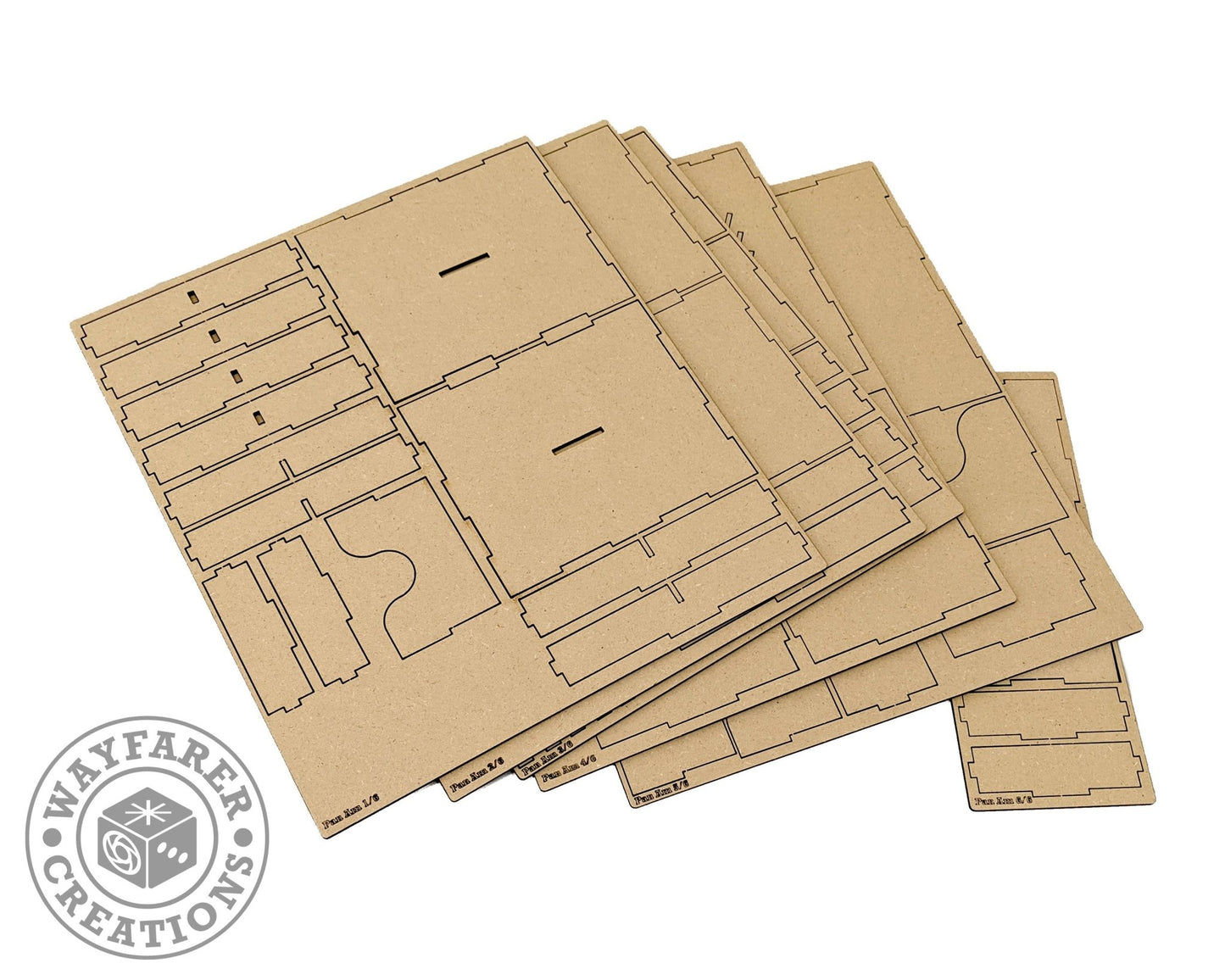 Pan Am Board Game Organizer Insert - Nick Nack's Full Frontal Attack