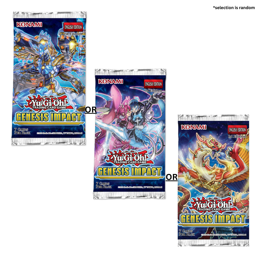 Yu - Gi - Oh! Trading Card Game: Genesis Impact Booster Pack (7 Cards) - Nick Nack's Full Frontal Attack